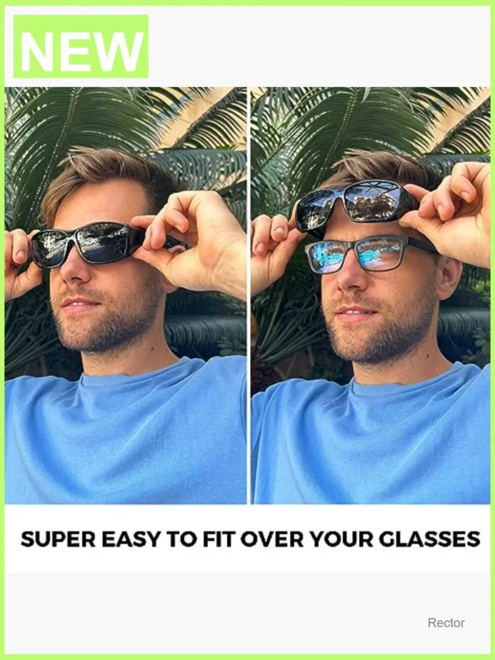 Fit Over Polarized Sunglasses for Men
